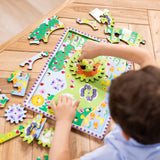 Animal Chase I-Spy Wooden Gear Puzzle I7