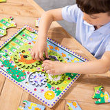 Animal Chase I-Spy Wooden Gear Puzzle I7