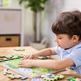 Animal Chase I-Spy Wooden Gear Puzzle I7