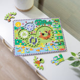 Animal Chase I-Spy Wooden Gear Puzzle I7