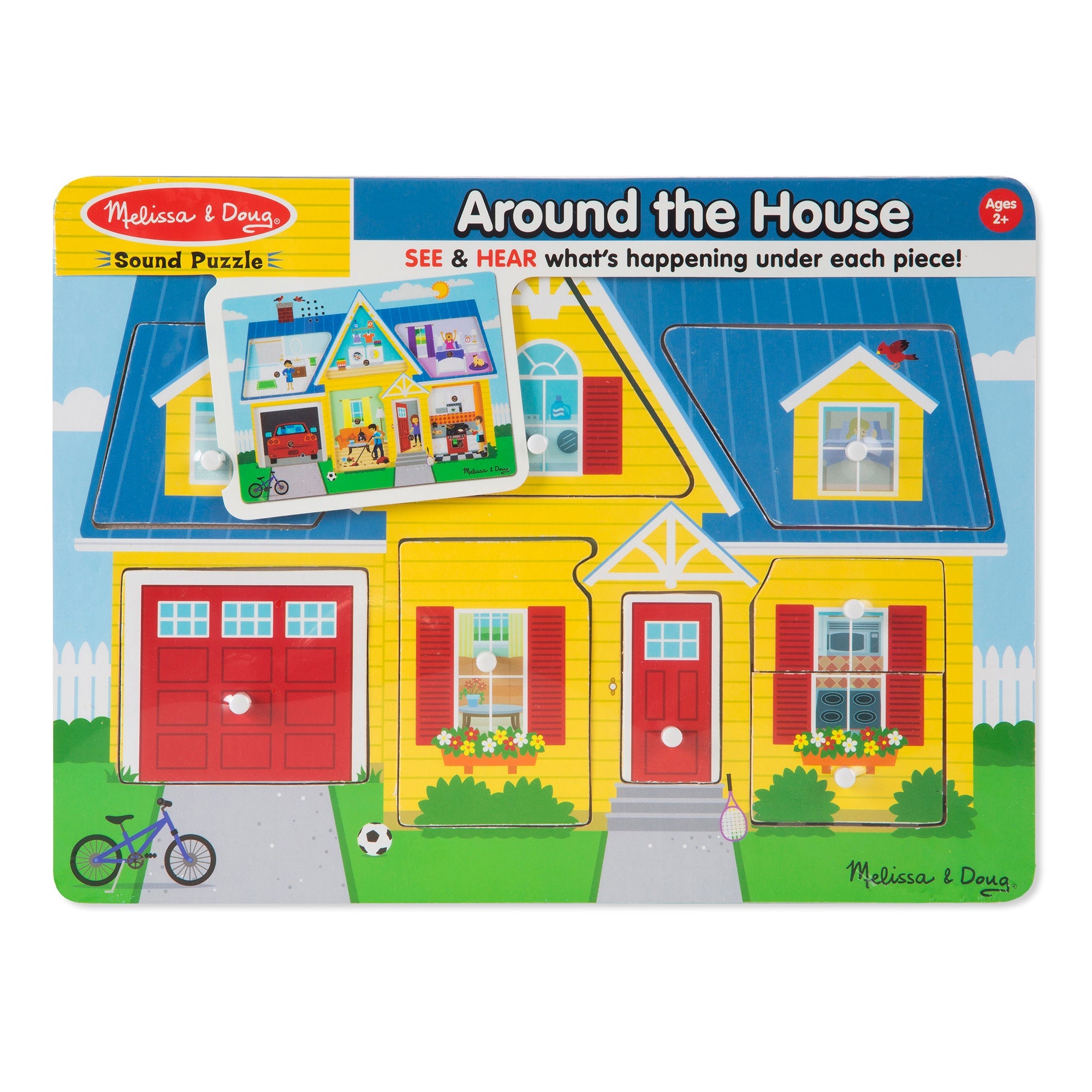 Around the House Sound Puzzle - 8 Pieces H9