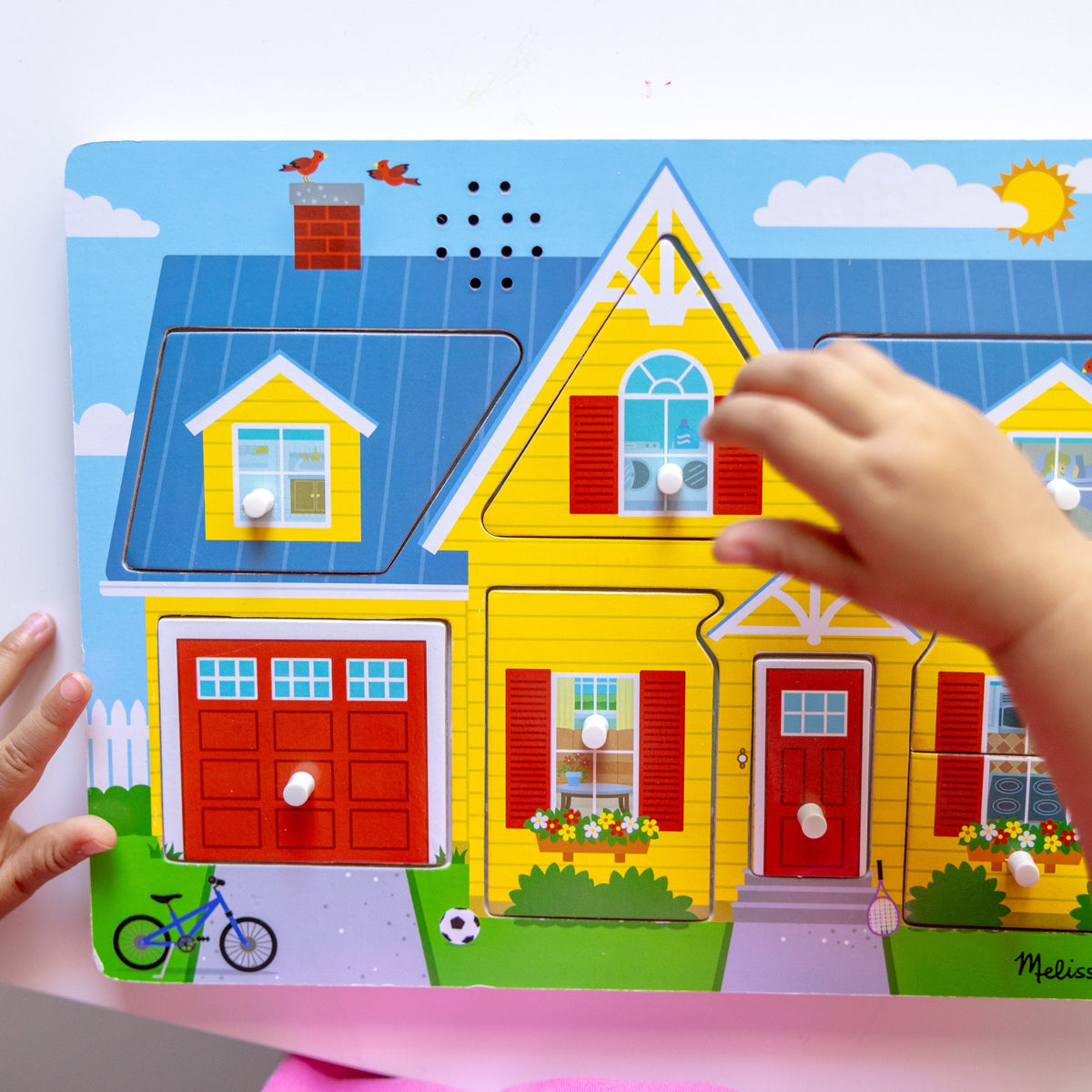 Around the House Sound Puzzle - 8 Pieces H9