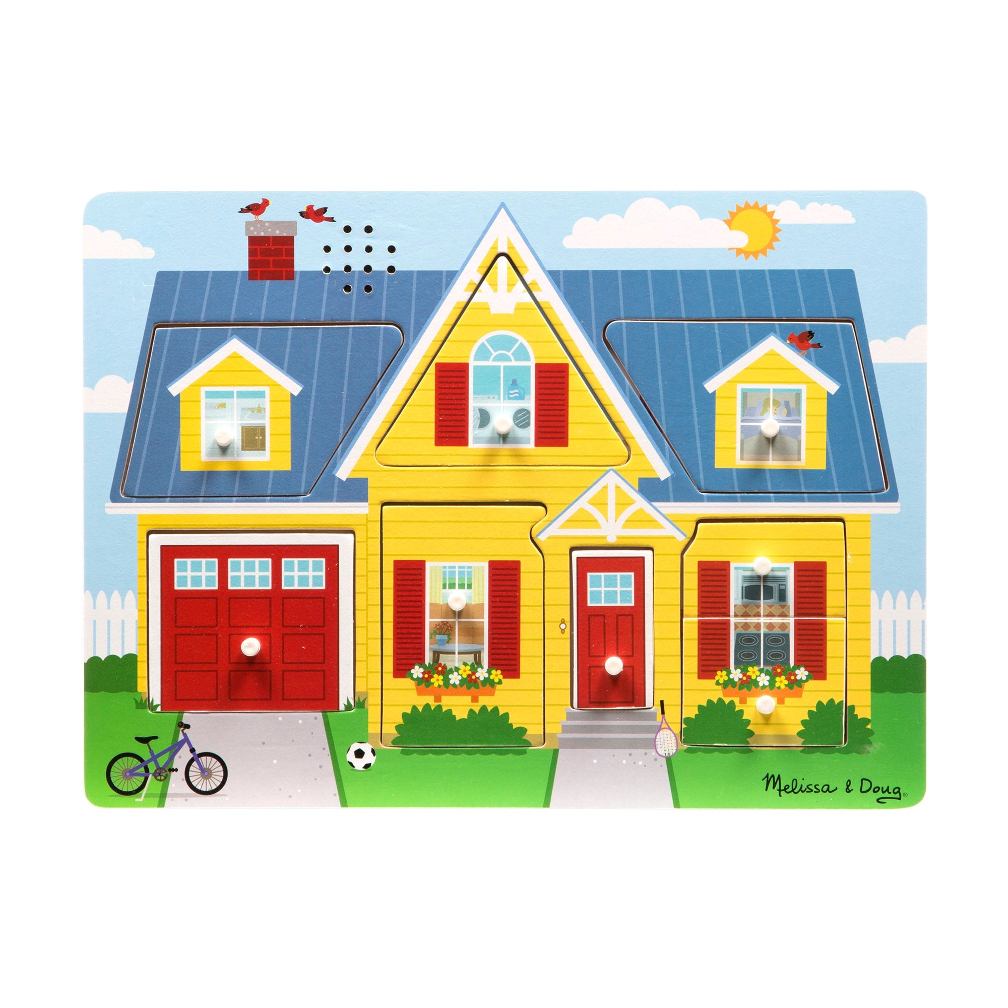 Around the House Sound Puzzle - 8 Pieces H9