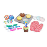 Bake & Decorate Wooden Cupcake Play Set O2