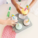Bake & Decorate Wooden Cupcake Play Set O2
