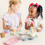 Bake & Decorate Wooden Cupcake Play Set O2