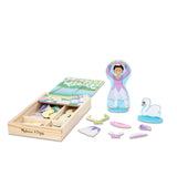 Ballerina/Fairy Magnetic Dress-Up Play Set Z9