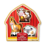 Barnyard Animals Jumbo Knob Puzzle - 3 Pieces R2