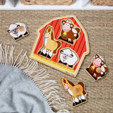 Barnyard Animals Jumbo Knob Puzzle - 3 Pieces S3