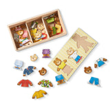 Bear Family Dress-Up Puzzle - 45 Pieces N8