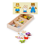 Bear Family Dress-Up Puzzle - 45 Pieces N8