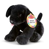 Benson Black Lab Puppy Dog Stuffed Animal D2