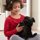 Benson Black Lab Puppy Dog Stuffed Animal D2