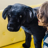 Black Lab Giant Stuffed Animal A4