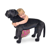 Black Lab Giant Stuffed Animal A4