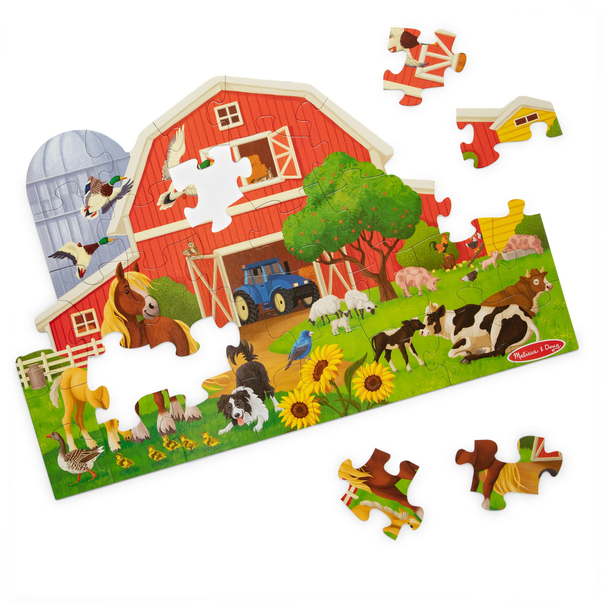 Busy Barn Shaped Floor Puzzle - 32 Pieces F8