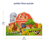 Busy Barn Shaped Floor Puzzle - 32 Pieces F8