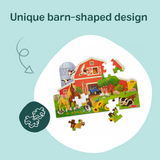 Busy Barn Shaped Floor Puzzle - 32 Pieces F8