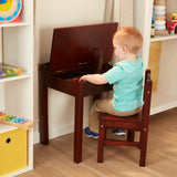 Child's Lift-Top Desk & Chair - Espresso I1