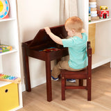 Child's Lift-Top Desk & Chair - Espresso T6