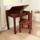Child's Lift-Top Desk & Chair - Espresso T6