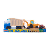 Classic Toy Dump Truck & Loader B7