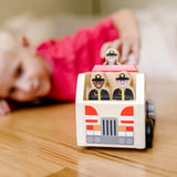 Classic Wooden Fire Truck Play Set N9