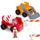 Classic Wooden Toy Construction Vehicle Set P6