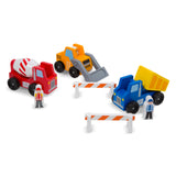 Classic Wooden Toy Construction Vehicle Set T2