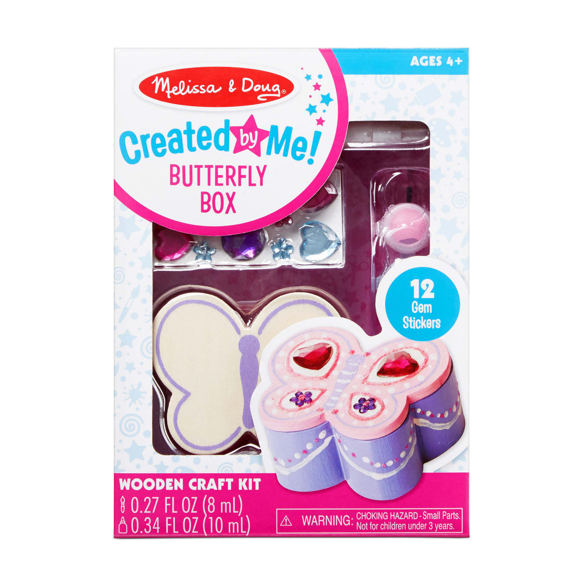 Created by Me! Butterfly Box Wooden Craft Kit J5