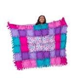 Created by Me! Flower Fleece Quilt Q7