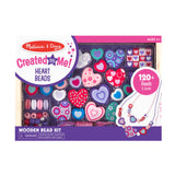Created by Me! Heart Beads Wooden Bead Kit L0