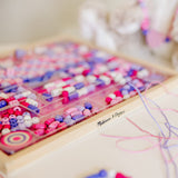 Created by Me! Sparkle & Shimmer Beads Wooden Bead Kit N7