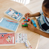 Createed by Me!™ Vehicle Craft Kit 3-Pack: Plane, Train, Race Car D2