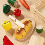 Cutting Food - Wooden Play Food H8