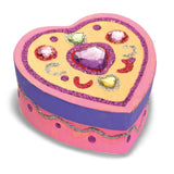 Decorate-Your-Own Wooden Heart Box K6