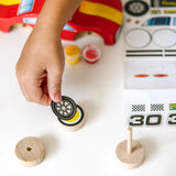 Decorate-Your-Own Wooden Race Car B6