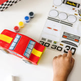 Decorate-Your-Own Wooden Race Car B6