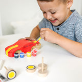 Decorate-Your-Own Wooden Race Car H7
