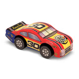 Decorate-Your-Own Wooden Race Car H7