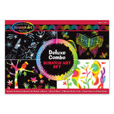 Deluxe Combo Scratch Art Set F0
