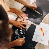 Deluxe Combo Scratch Art Set F0