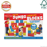 Deluxe Jumbo Cardboard Blocks - 40 Pieces P8