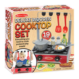 Deluxe Wooden Cooktop Set A8
