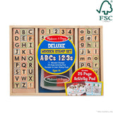 Deluxe Wooden Stamp Set - ABCs 123s R9