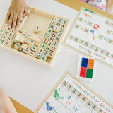 Deluxe Wooden Stamp Set - ABCs 123s R9