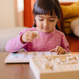 Deluxe Wooden Stamp Set - ABCs 123s R9