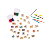 Deluxe Wooden Stamp Set - Animals L8
