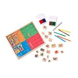 Deluxe Wooden Stamp Set - Animals L8