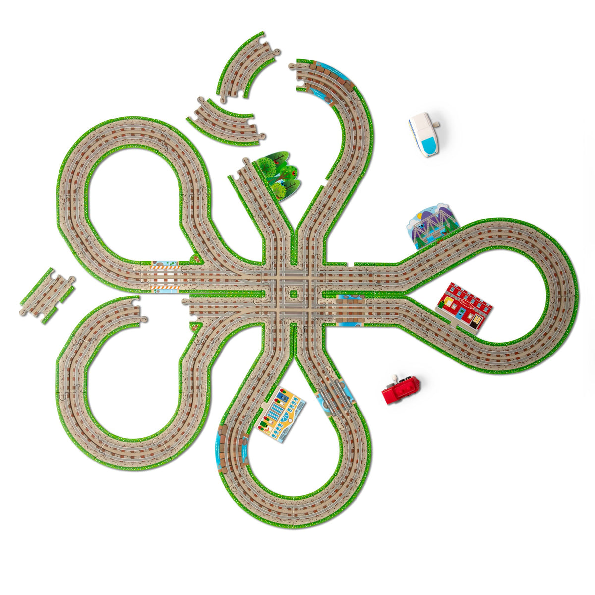 Design Your Own Railroad Floor Puzzle V5